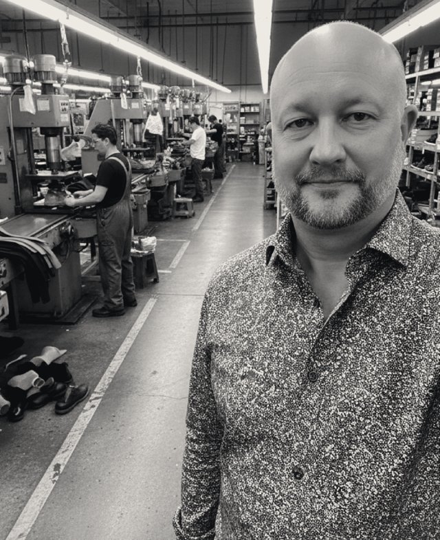 Chris Pawlus at work
